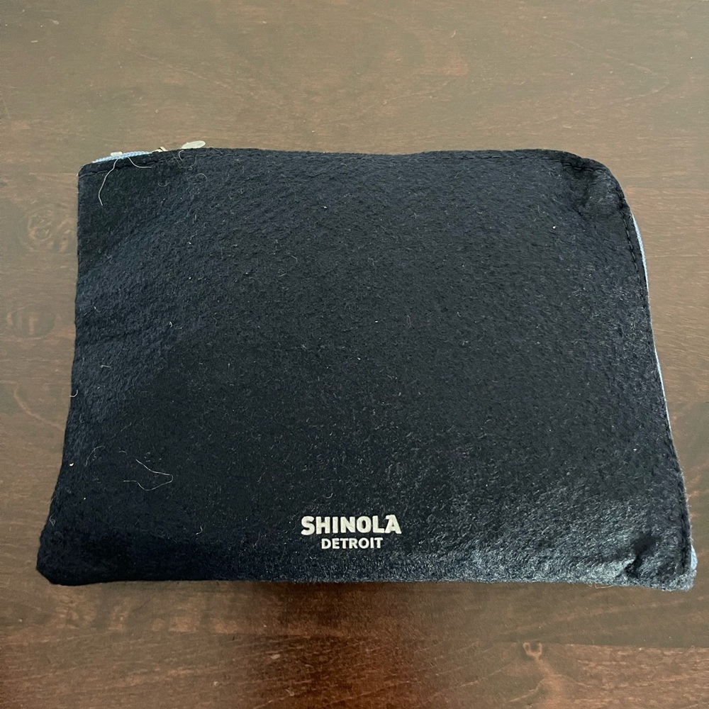 American Airlines Shinola Detroit Blue Business Class Amenity kit